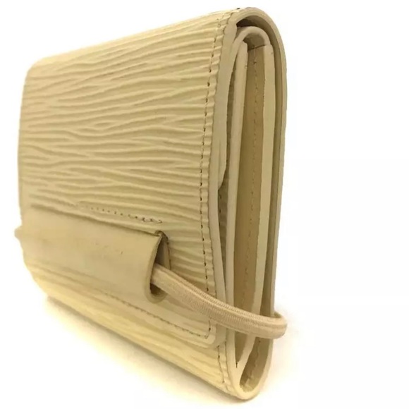 LOUIS VUITTON Epi Portefeiulle Elastique Trifold Wallet ๐๐๐ฅ - Picture 5 of 10